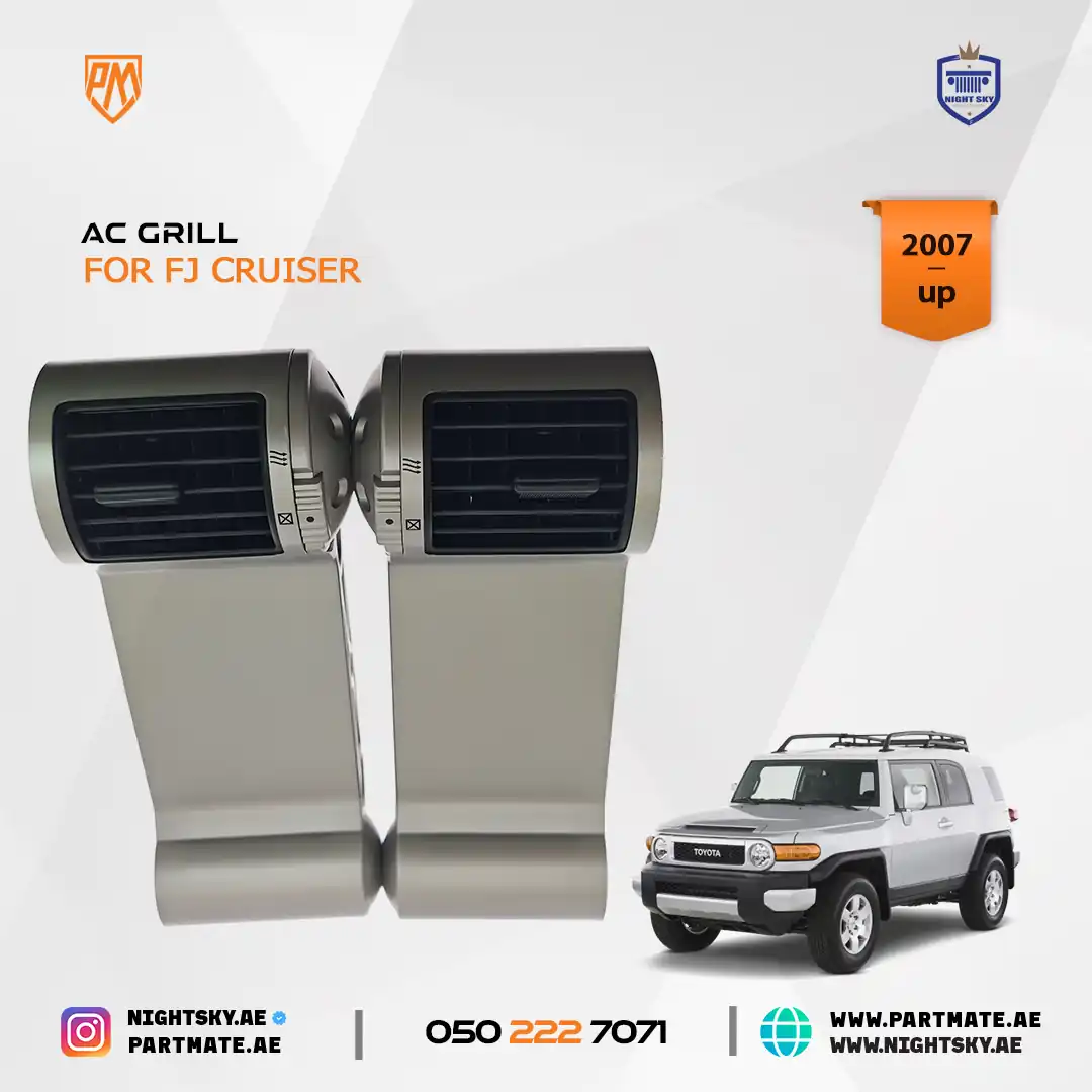 Toyota FJ Cruiser AC Vent Register Panels (2007–2023) – Pair Air Vent Replacements