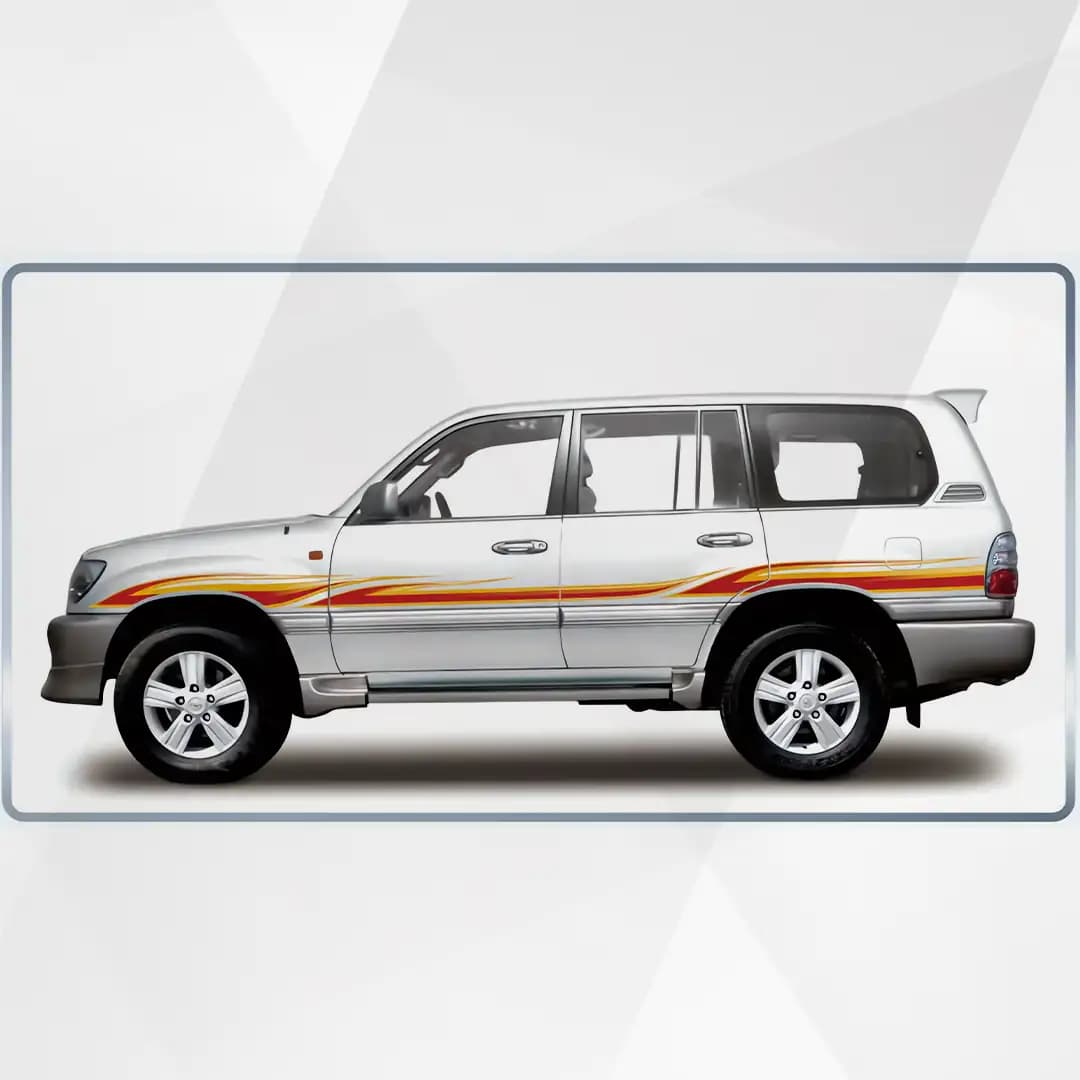 Toyota Land Cruiser 2005 GXR Sticker Decal Set