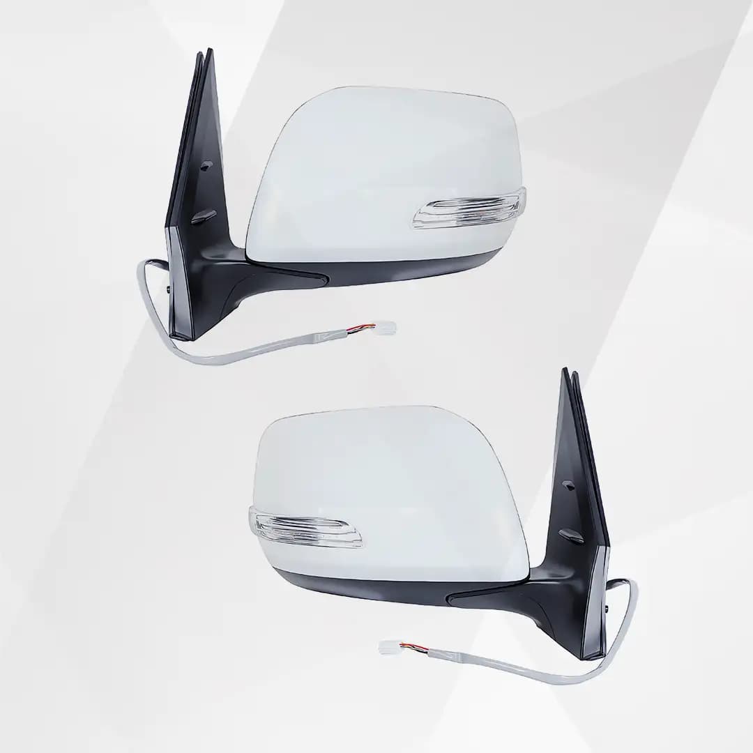 Toyota Land Cruiser FJ200 Electric Folding Side Mirror with Puddle Lamp & Blind Spot 2012-2018