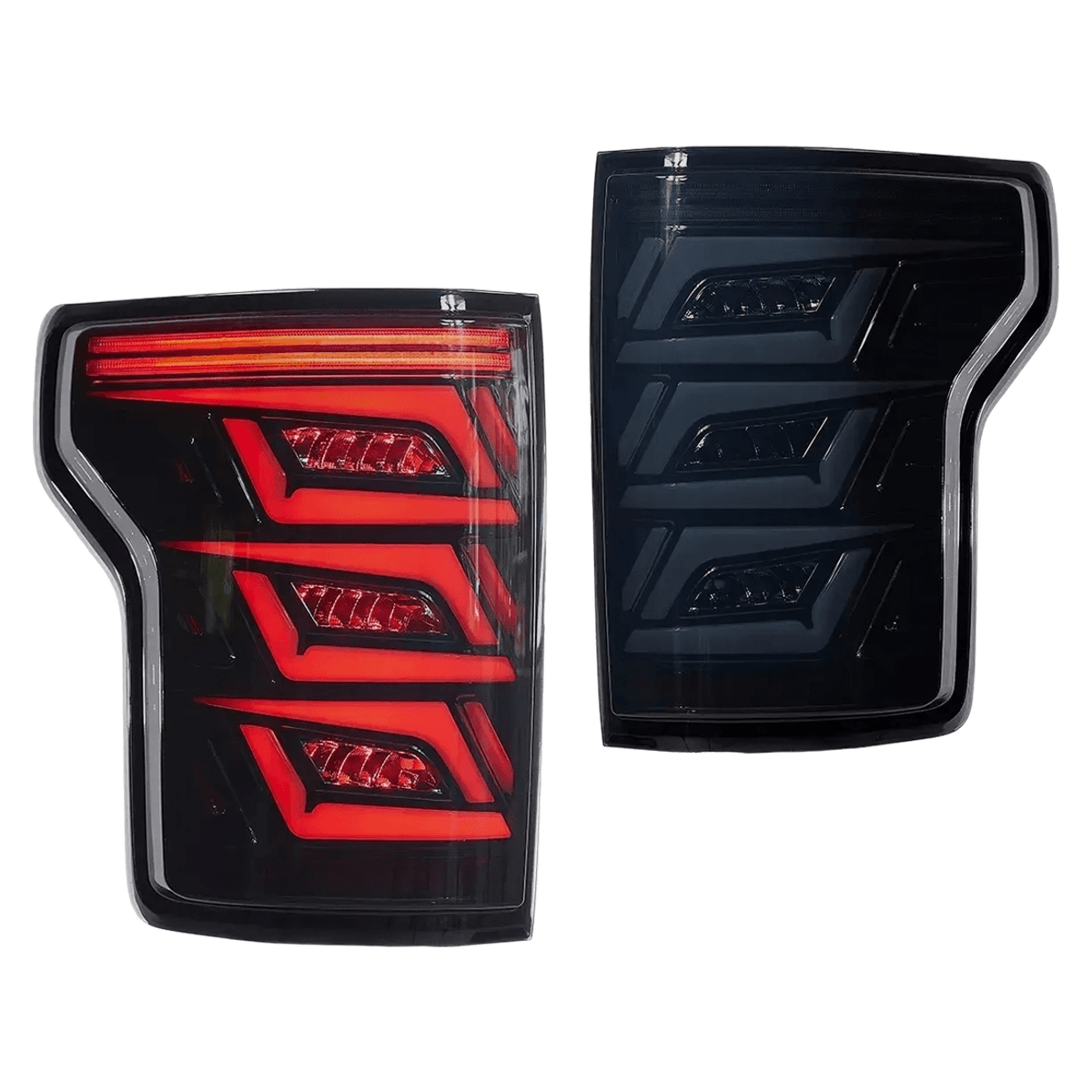 VLAND Smoked LED Tail Lights for Ford F-150 2015-2020