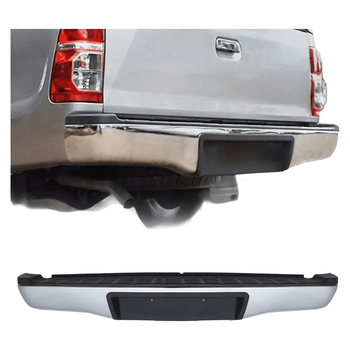 Toyota Hilux Vigo Steel Rear Bumper 2012-2015