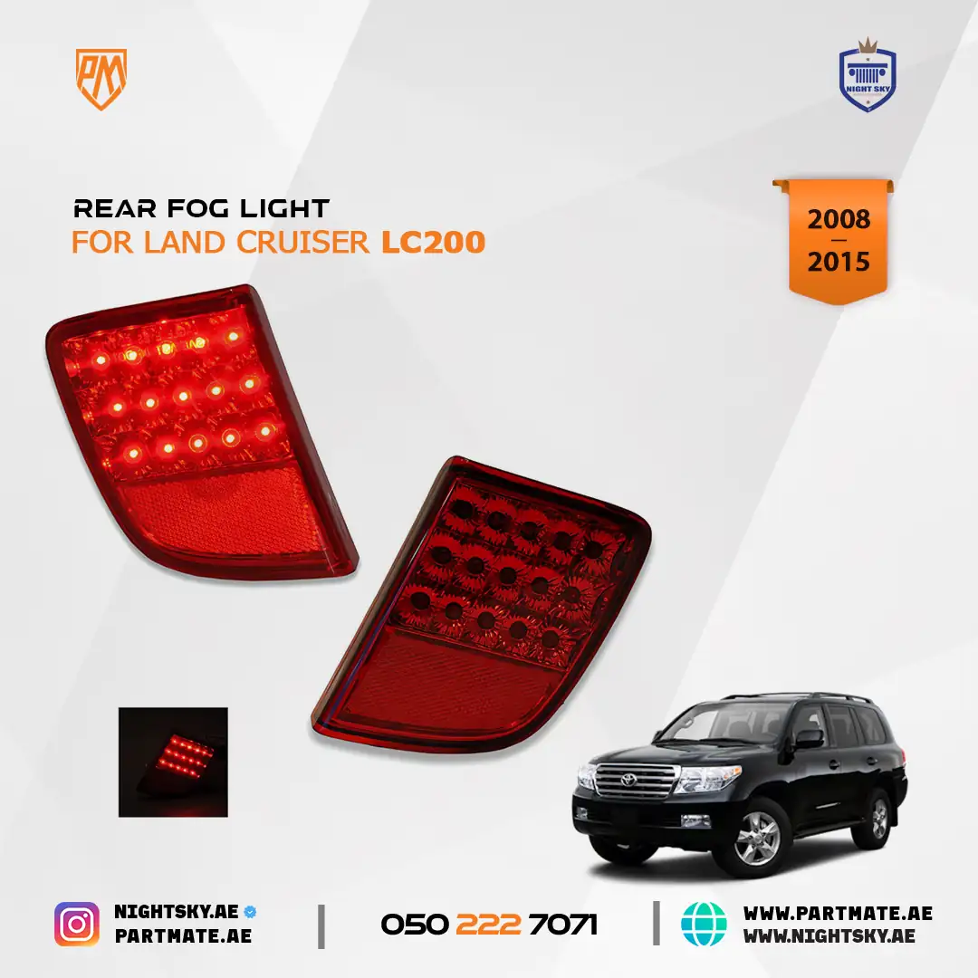 Toyota Land Cruiser LC200 2012-2015 LED Rear Fog Light