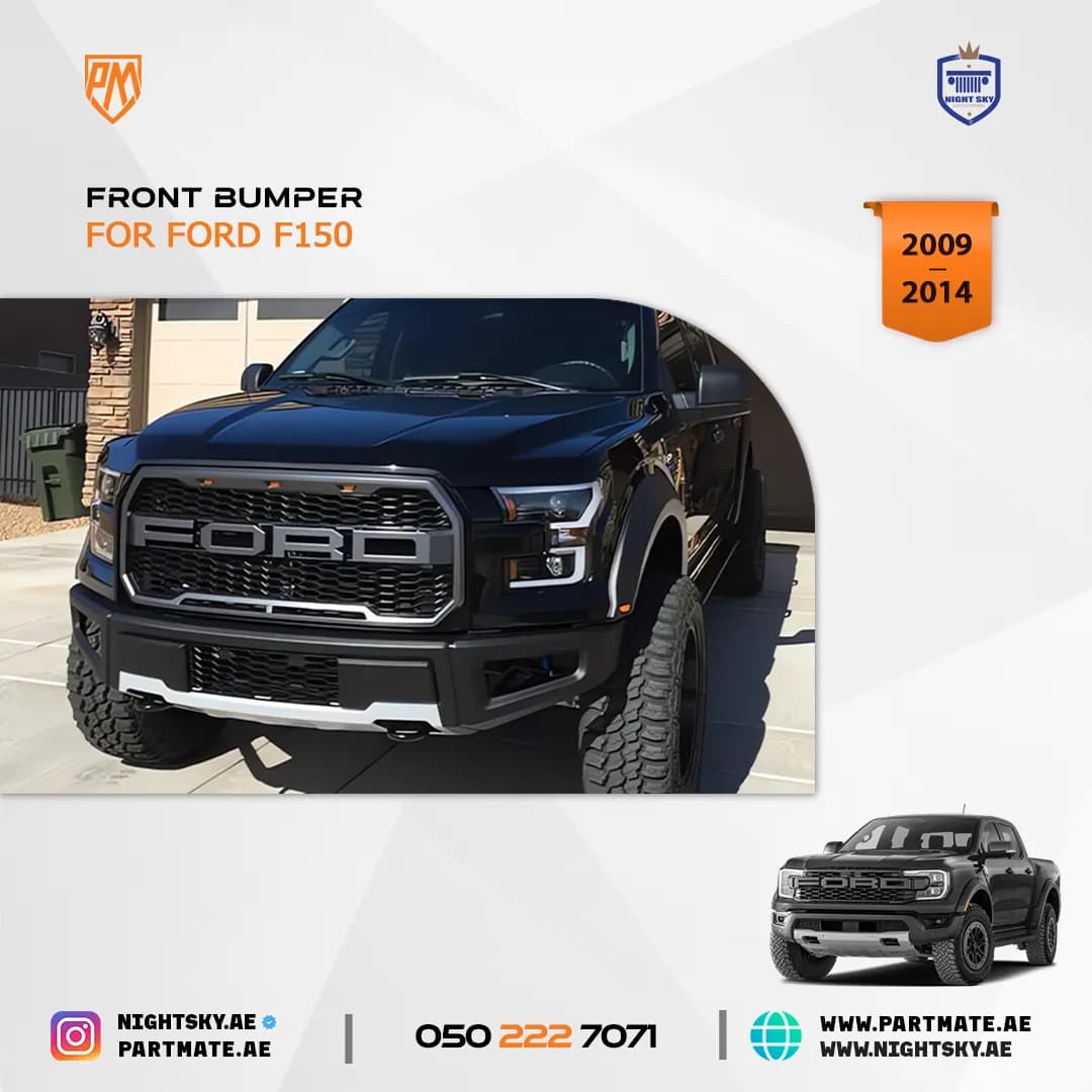 Ford F-150 Raptor-Style Front Bumper (2009-2014)-(2015-2017)-(2018-2020)-(2021-2023)