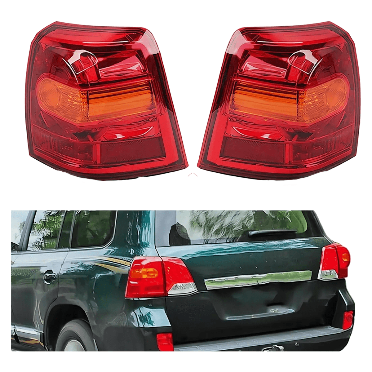 Toyota Land Cruiser LC200 2012-2015 Tail Lights Full Set (4PCS)
