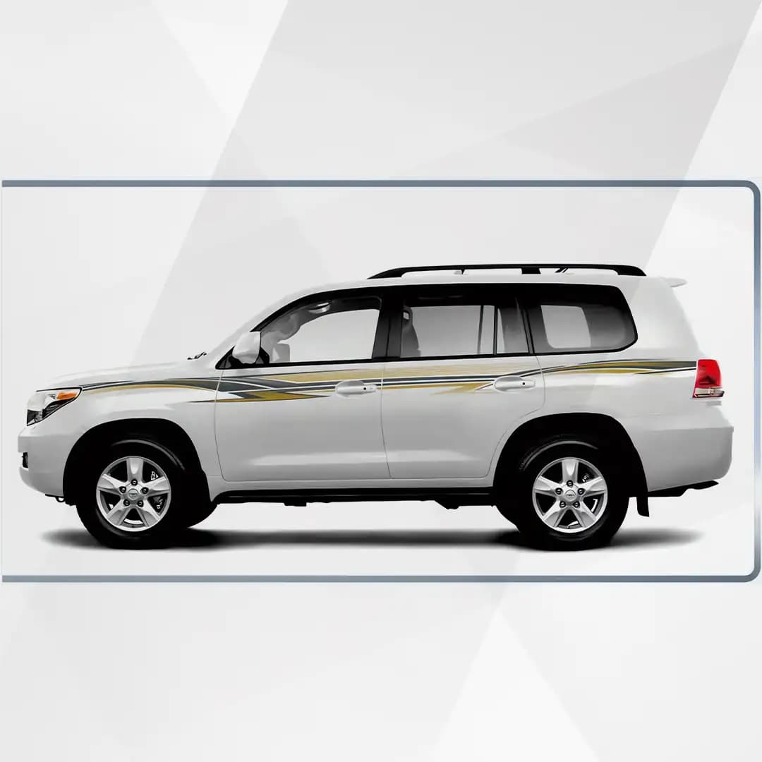 Toyota Land Cruiser 2008-2009 VXR Sticker Decal Set