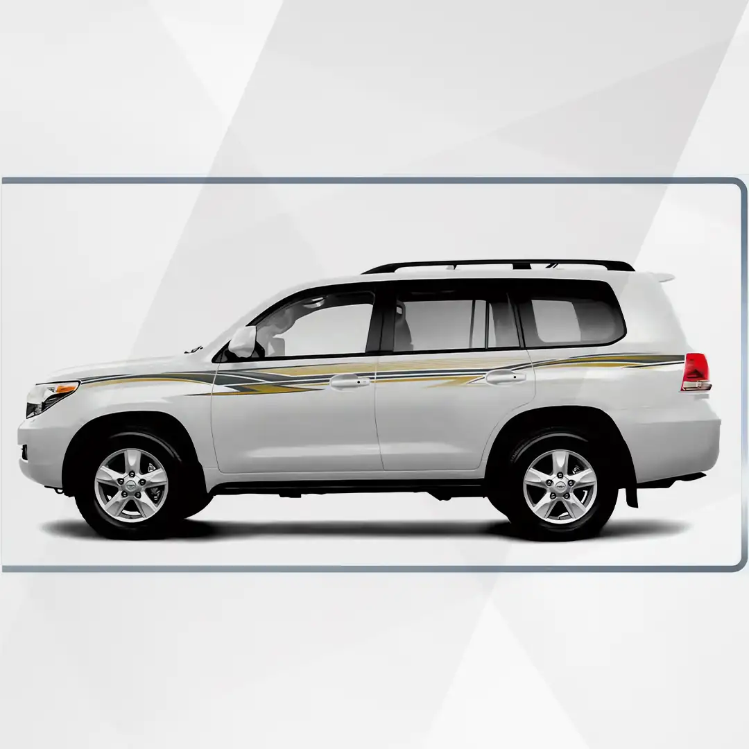 Toyota Land Cruiser 2008-2009 VXR Sticker Decal Set