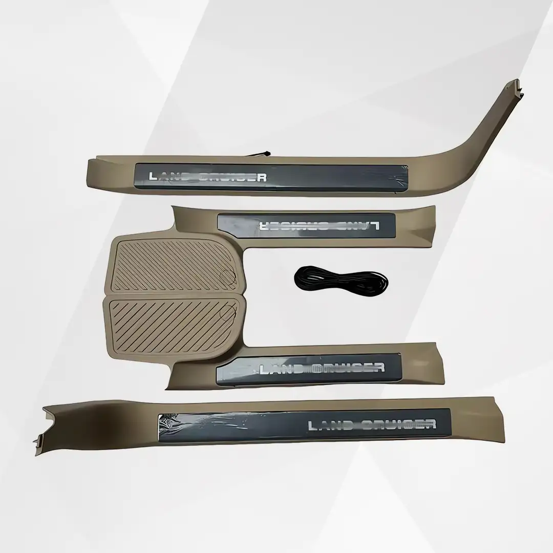 Toyota Land Cruiser LC200 Beige LED Side Step White Blue 2016-2021