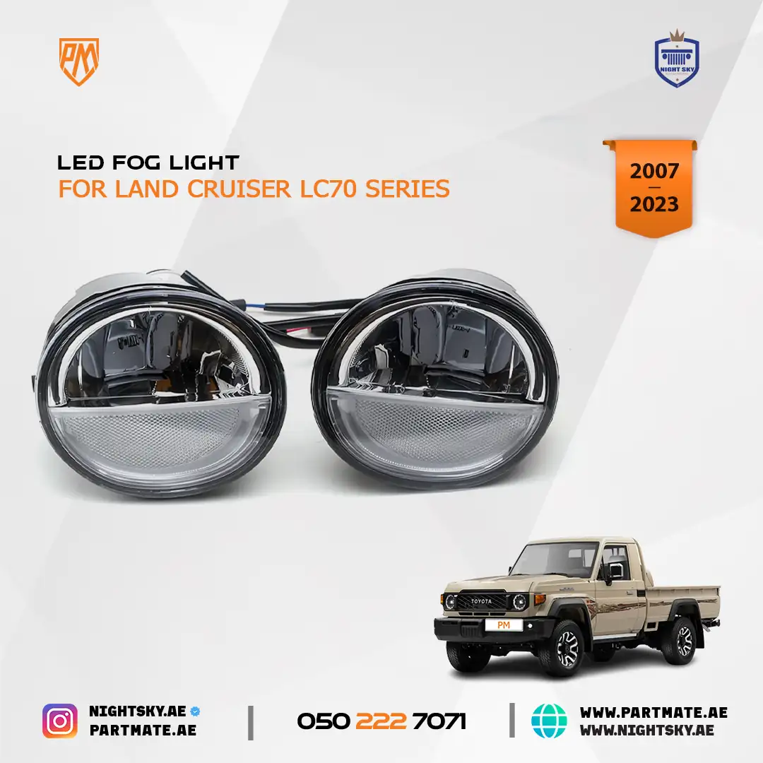 Fog Lamp Daytime Running Light for Land Cruiser Pick Up J70 LC70 LC71 LC76 LC78