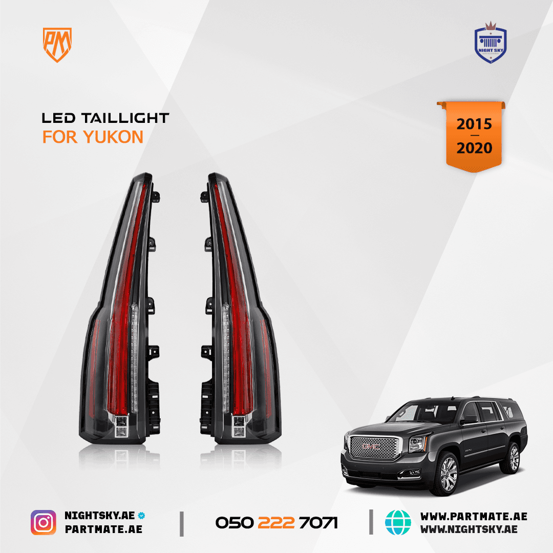 VLAND LED Tail Lights with Upgrade LED Kit for GMC Yukon 4th Gen (2015–2020)
