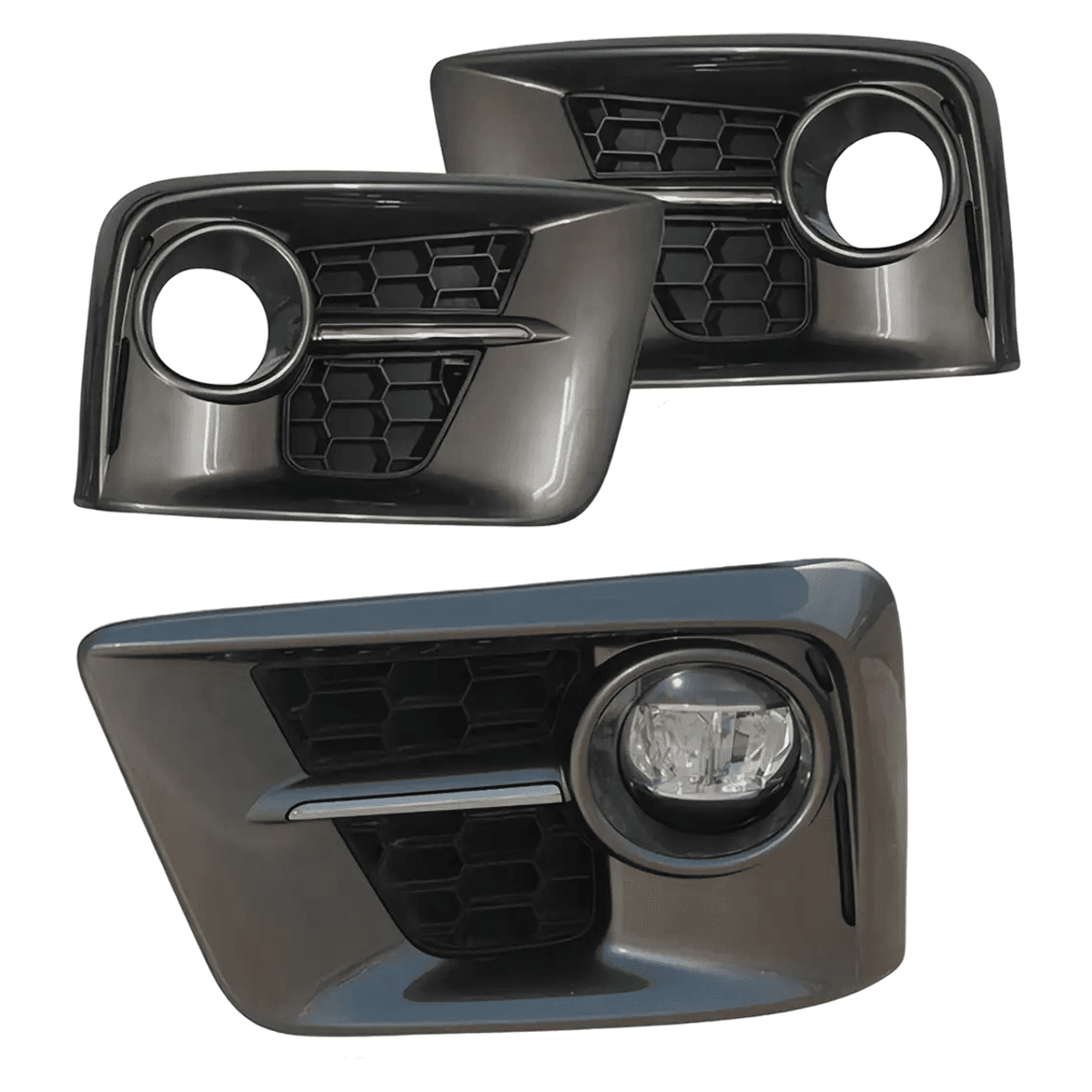 Lexus LX570 Front Fog Light Grille Cover Trim Pair 2013-2015