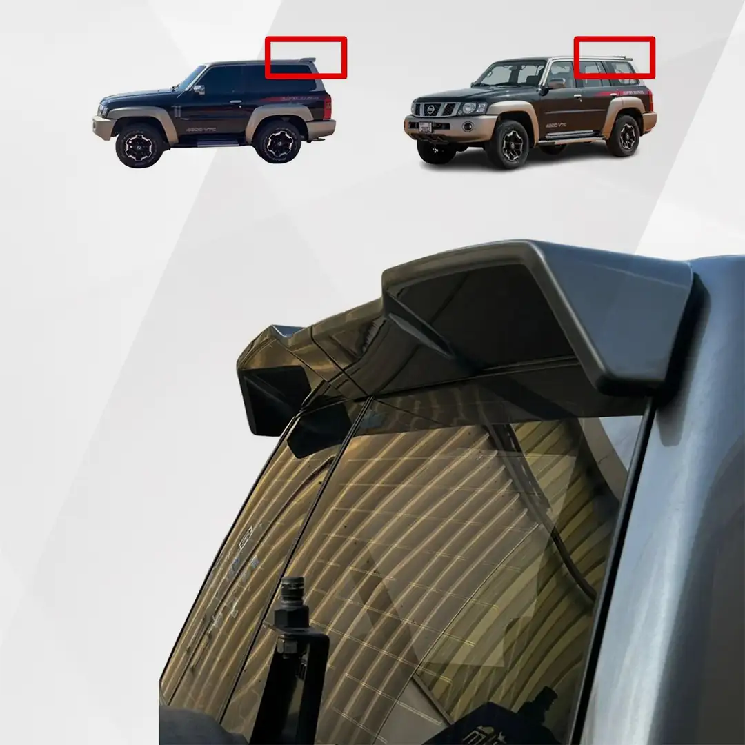 Product Name Nissan Patrol Y61 Falcon Design Rear Roof Spoiler 2005-2025