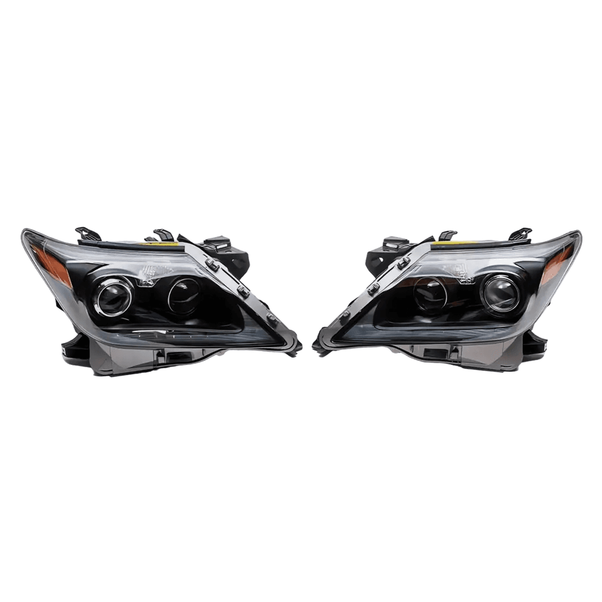 Lexus LX570 OEM Headlight Assembly Pair Black with LED DRL 2013-2015
