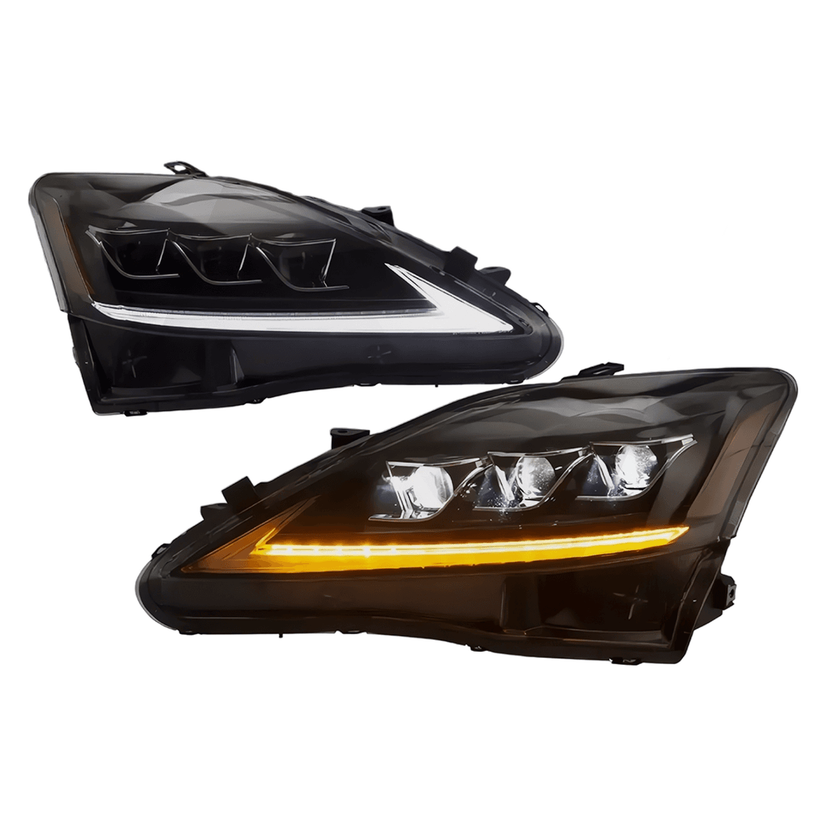 Lexus IS250 IS350 IS300 2006-2013 Vland Headlights Sequential