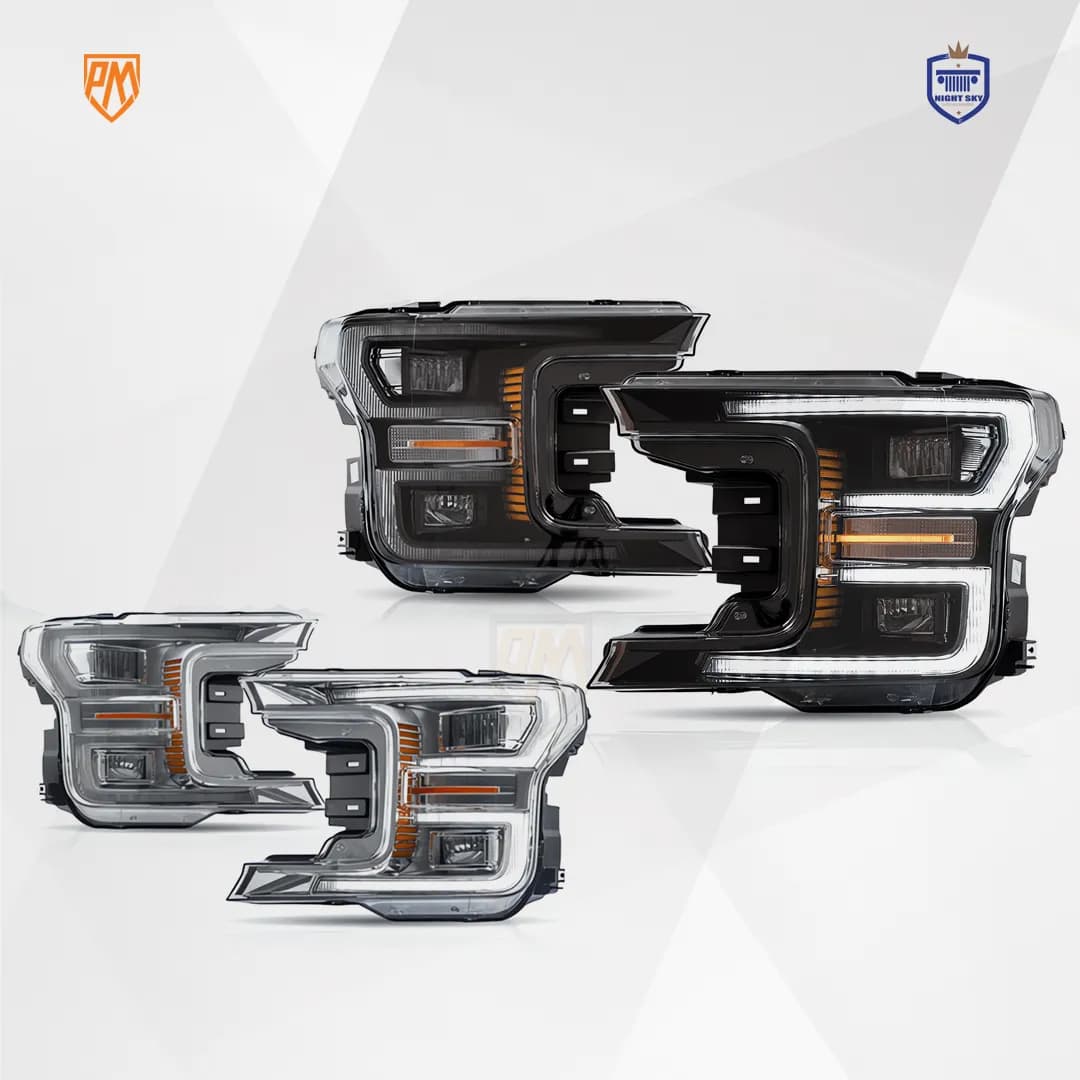 Ford F-150 Vland LED Dual Beam Projector Headlights (18-20)