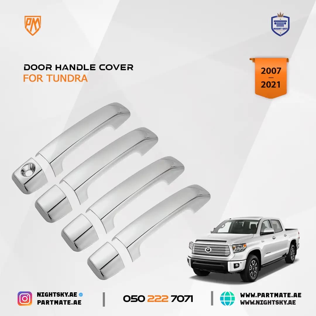 Toyota Tundra 2007-2020 Chrome Door Handle Cover 4PCS