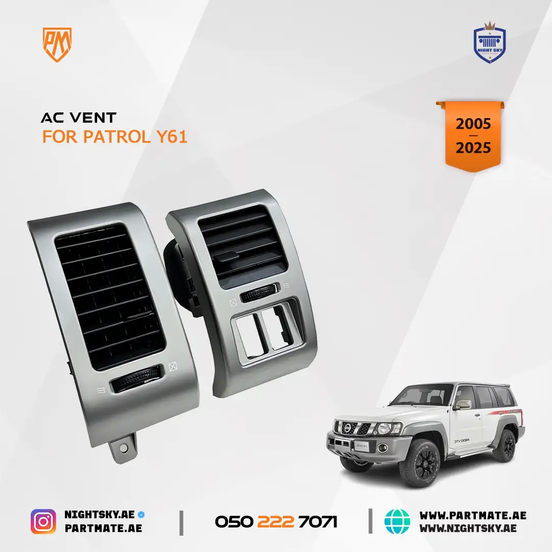 Nissan Patrol Y61 Dashboard AC Side Air Vent Frame Trim 2005-2023