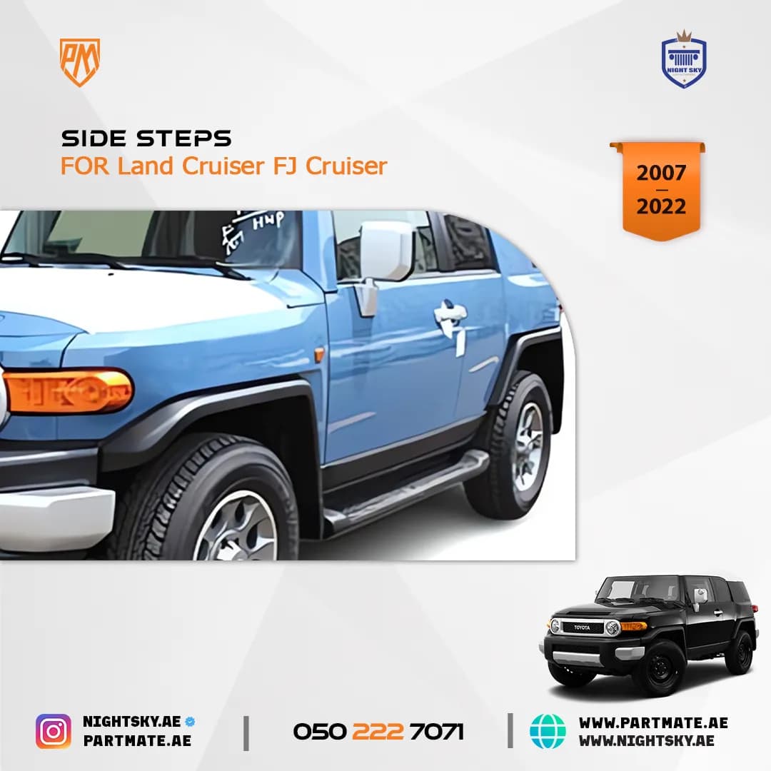 Toyota FJ Cruiser Side Steps (2007-2022)
