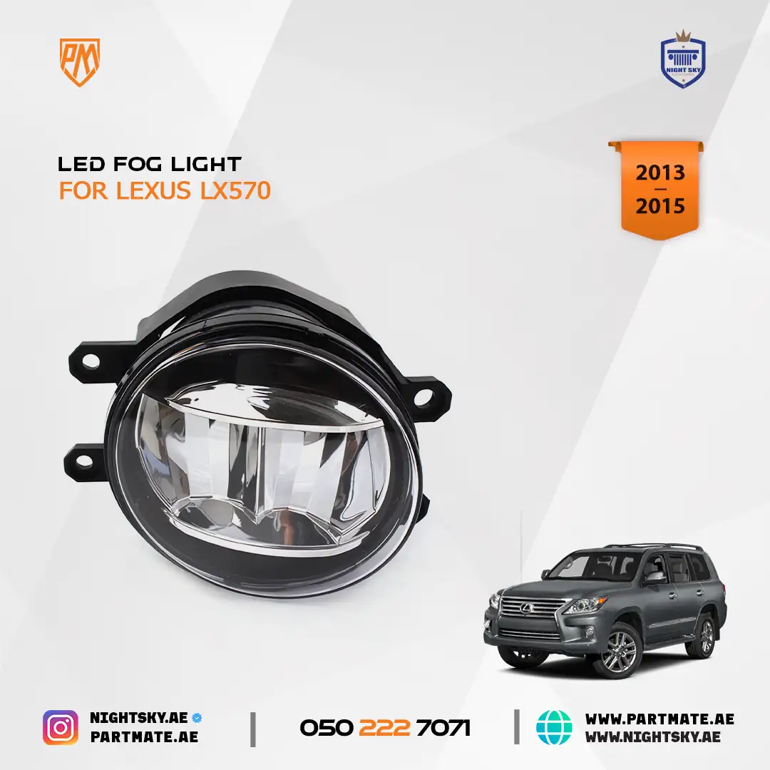 Lexus LX570 LED Front Bumper Fog Light Replacement