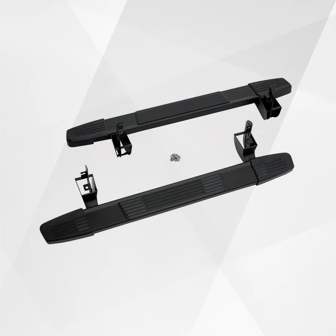 2022 GMC Sierra 2500 Assist Steps – Regular Cab, Black 6-Inch Rectangular Running Boards