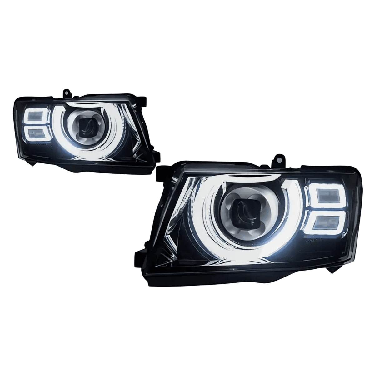 Nissan Patrol Y61 2005-2022 LED Headlights Front Upgrade Pair