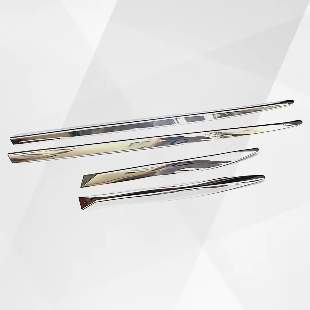 Lexus LX570 Side Door Sill Molding Trim Plates 4PCS Chrome 2016-2021