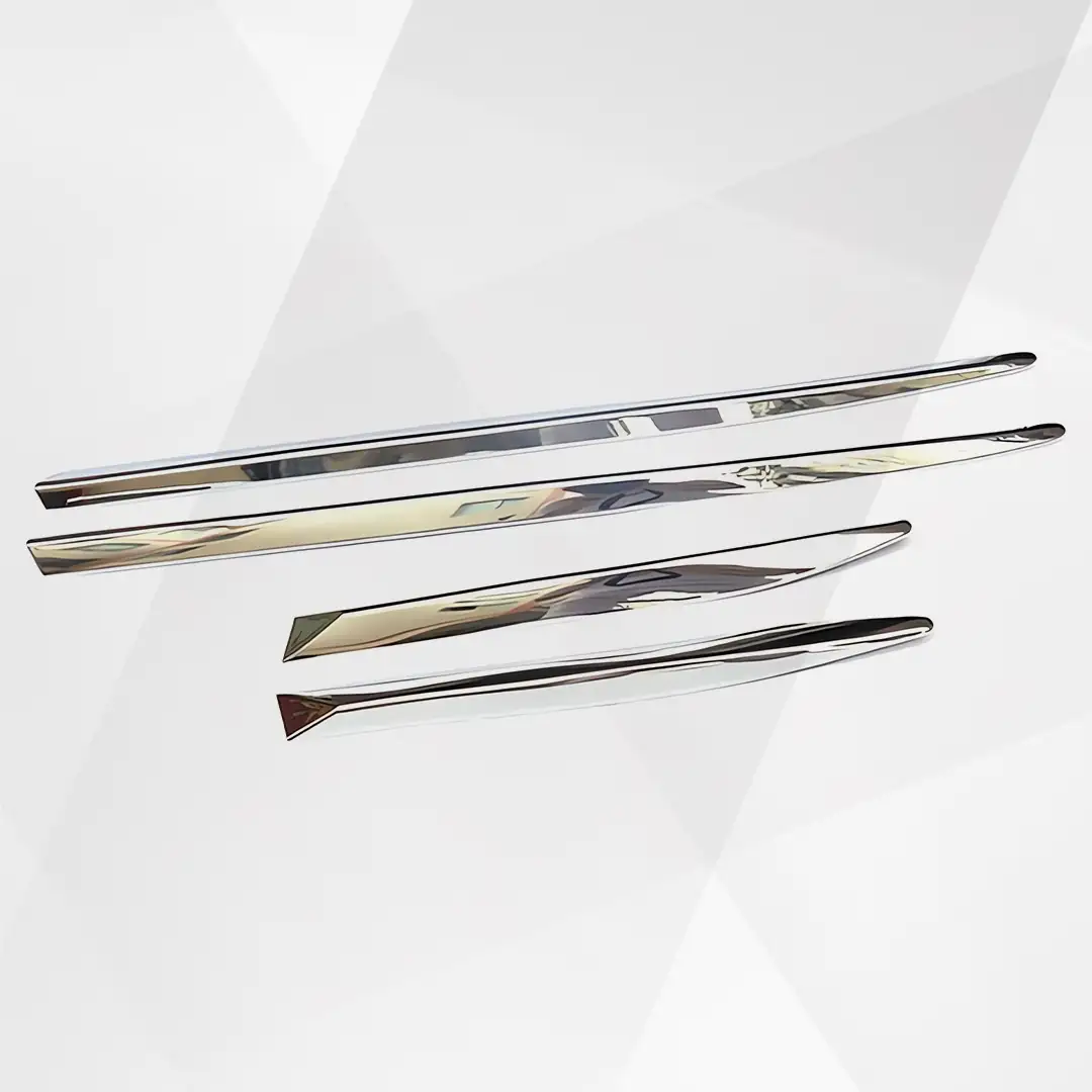 Lexus LX570 Side Door Sill Molding Trim Plates 4PCS Chrome 2016-2021