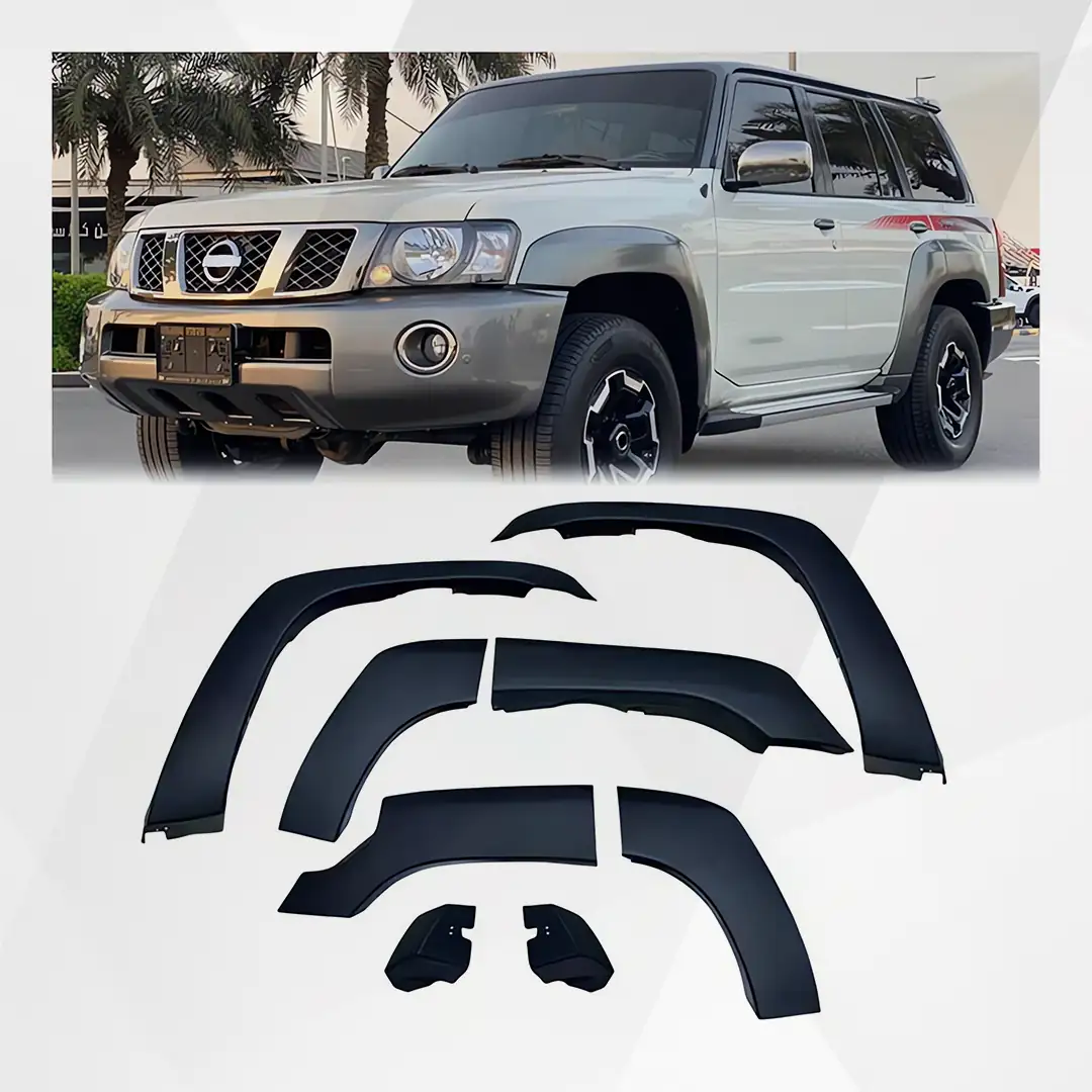 Nissan Patrol Y61 ABS Black Fender Flares Wheel Arch Kit