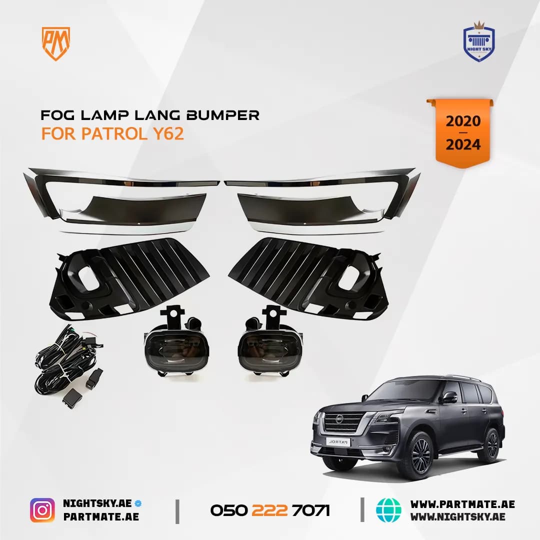 Nissan Patrol Y62 Fog Lights (2020–2024) – 2 pcs