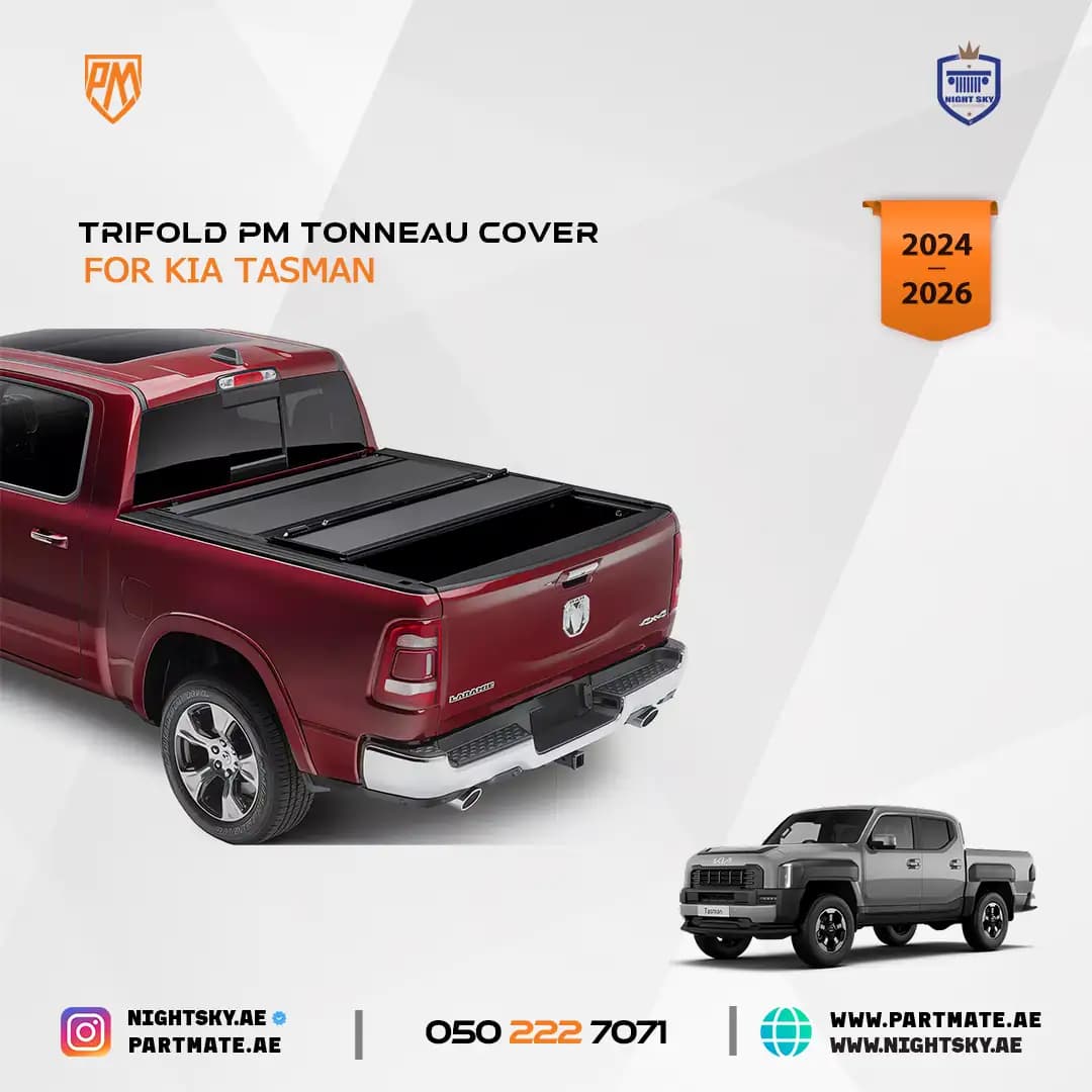 KIA Tasman Tri-Fold PM Tonneau Cover 2024-2025