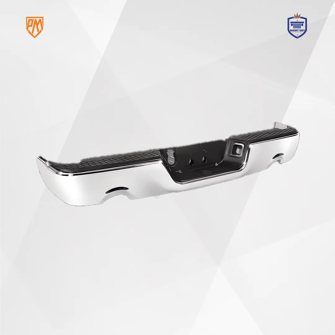Dodge Ram 1500 Chrome Steel Rear Bumper (2009-2018)