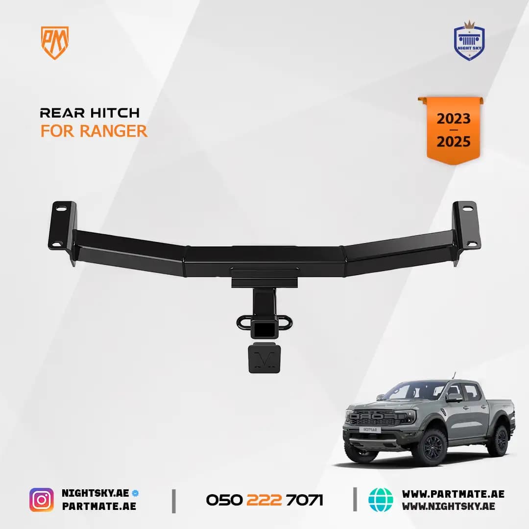 Ford Ranger 2023-2025 Trailer Hitch Receiver 2 Inch Tow Mount