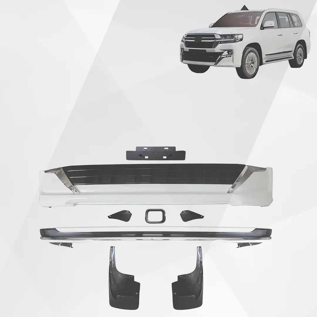 Toyota Land Cruiser FJ200 2021 Front & Rear Down Spoiler