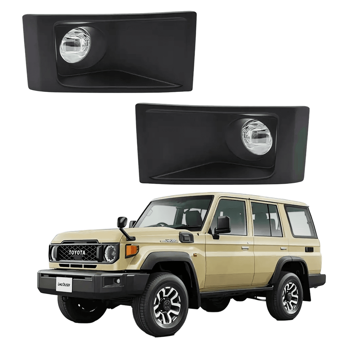 Toyota Land Cruiser FJ70 LED Fog Light Kit 2023-On