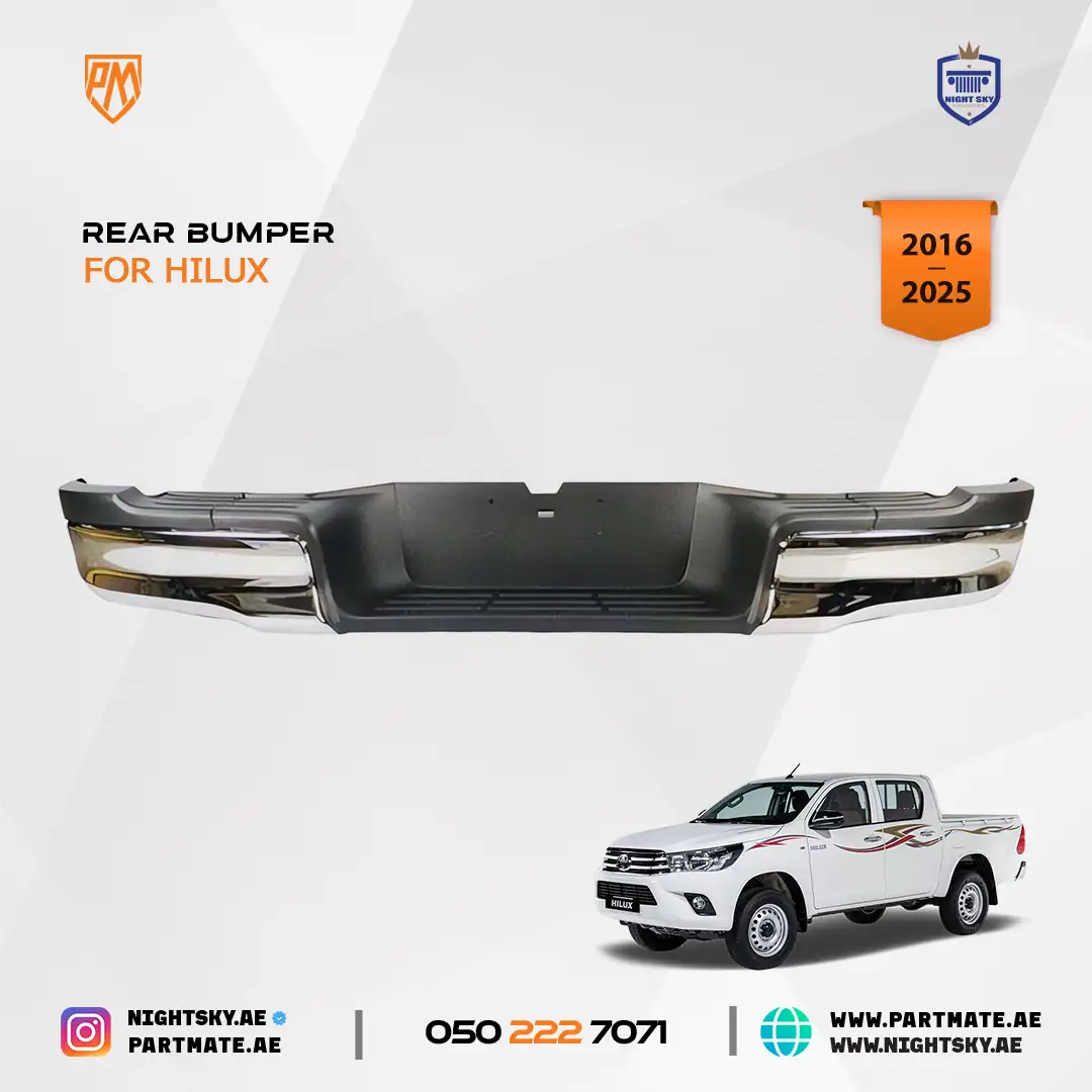 Toyota Hilux Revo Rear Bumper 2016-2025