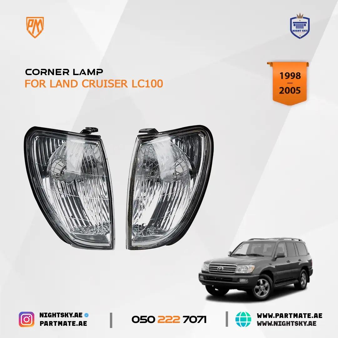 Toyota Land Cruiser 100 Front Corner Lights Pair 1998-2007