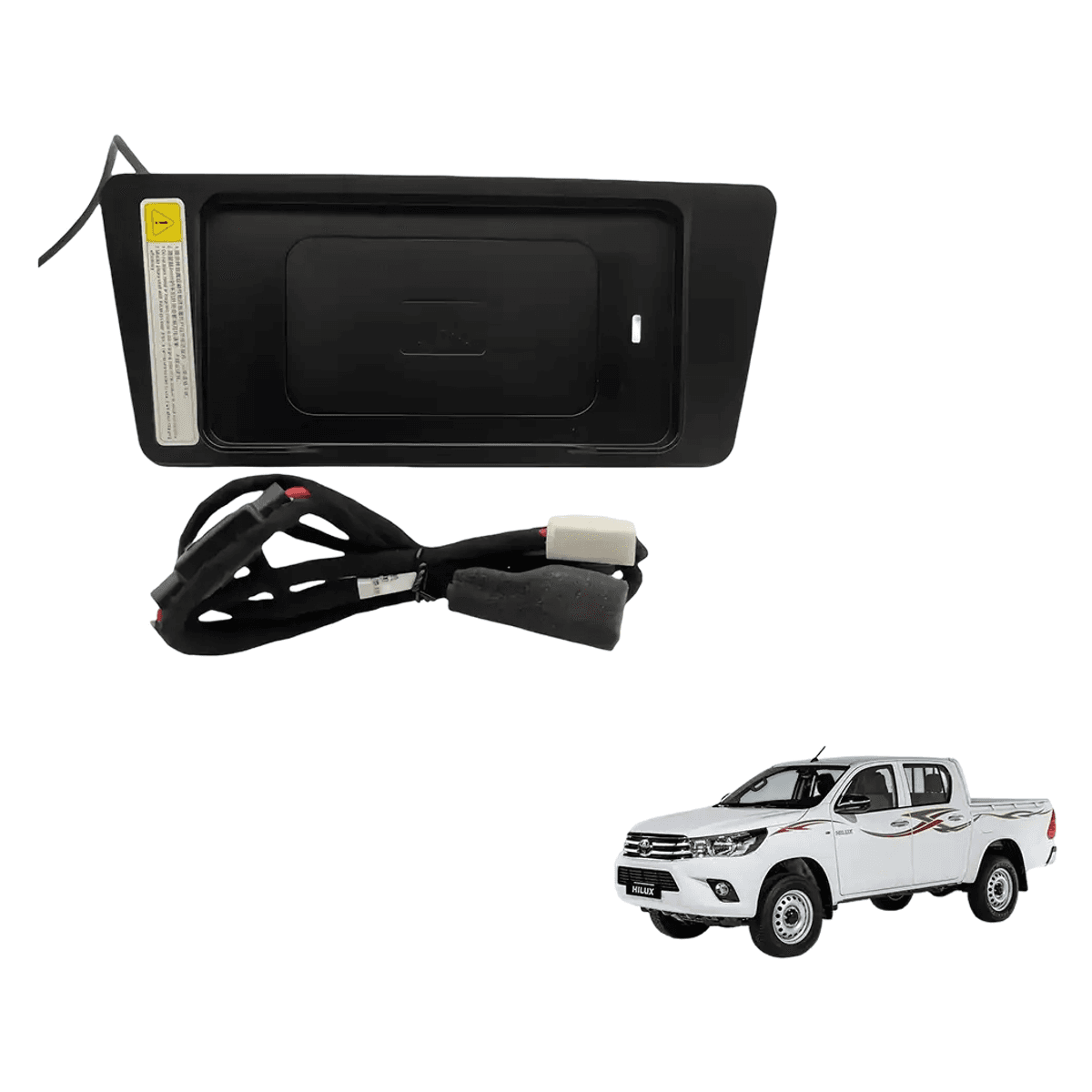 Toyota Hilux Revo Wireless Charger 15W Qi Fast Charging Panel LHD 2016-2020