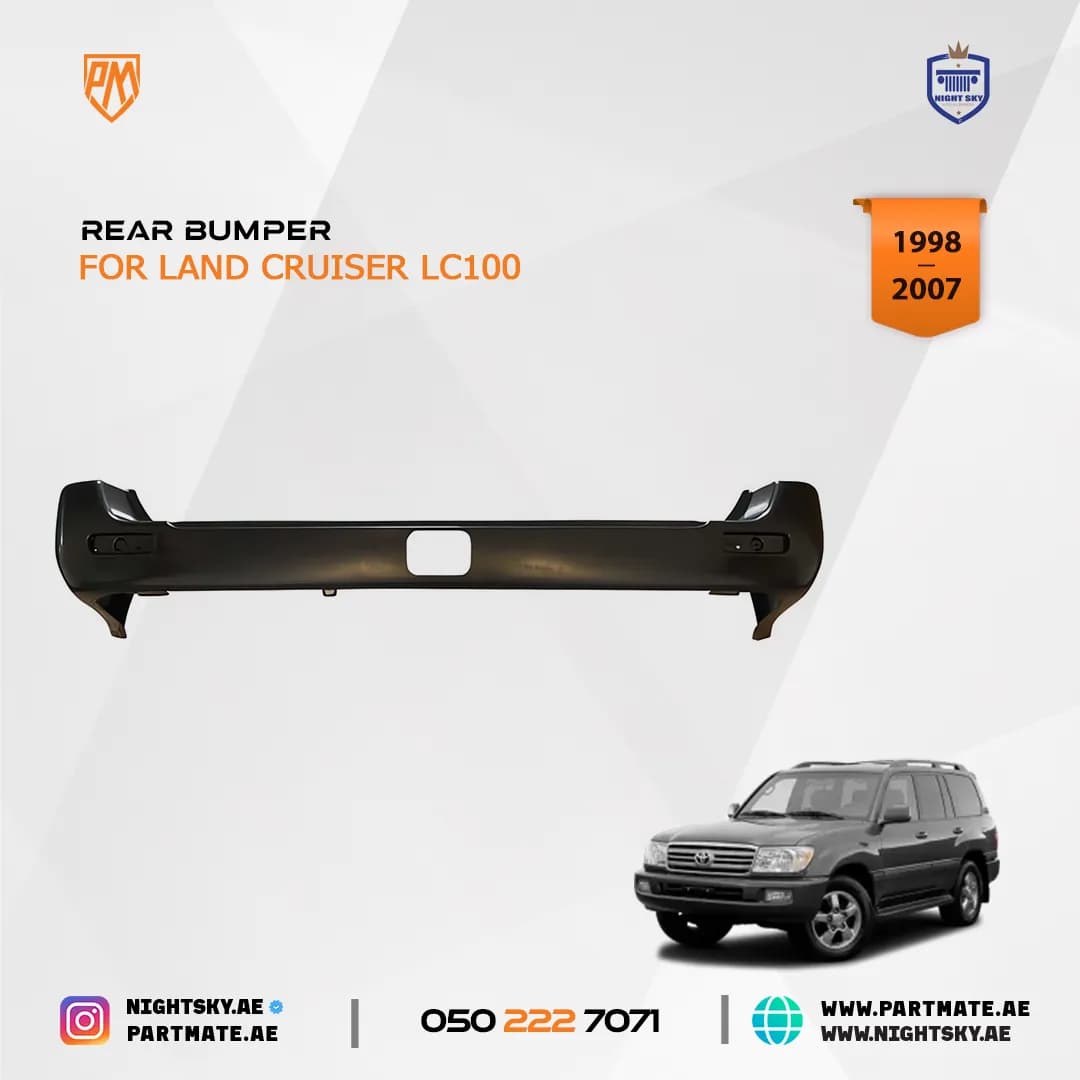 Toyota Land Cruiser LC100 4700 Rear Bumper (1998–2004) – Cover & Guard
