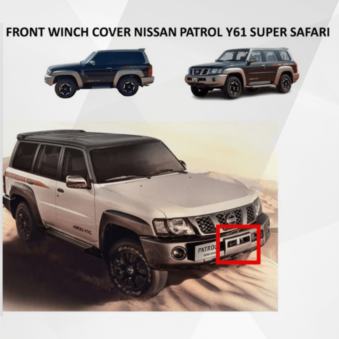 Nissan Patrol Y61 Front Bumper Bracket & Winch Cover