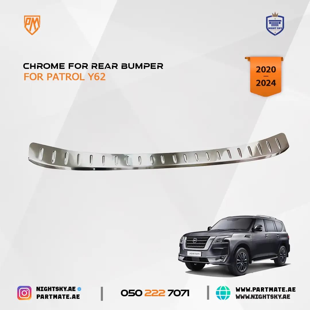 Nissan Patrol Y62 Rear Bumper Cover 2020-2024