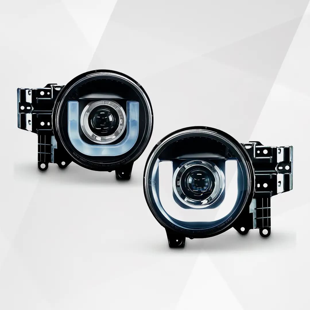 Toyota FJ Cruiser 2007-2014 Projector Headlights 3D DRL Black