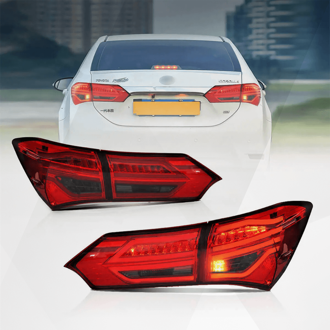 VLAND LED Tail Lights for Toyota Corolla E170 2013-2017