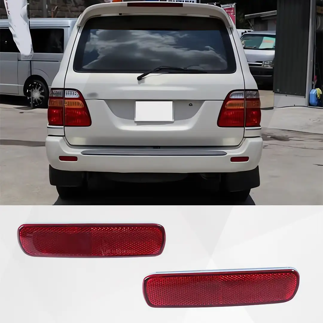 Toyota Land Cruiser 100 & Lexus LX470 Rear Bumper Reflector Housing Set
