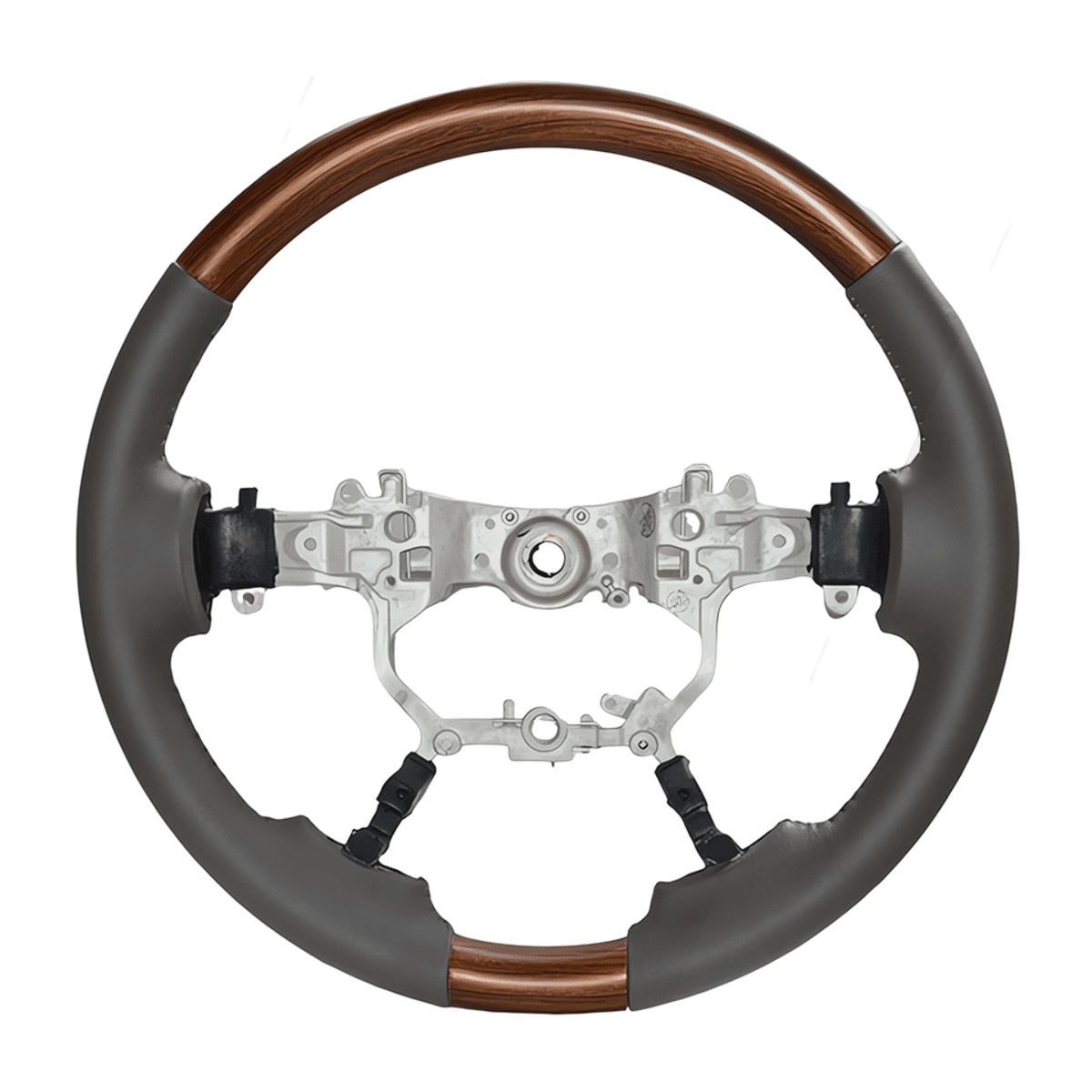 Toyota Land Cruiser LC200 Wood Leather Steering Wheel 2016-2021