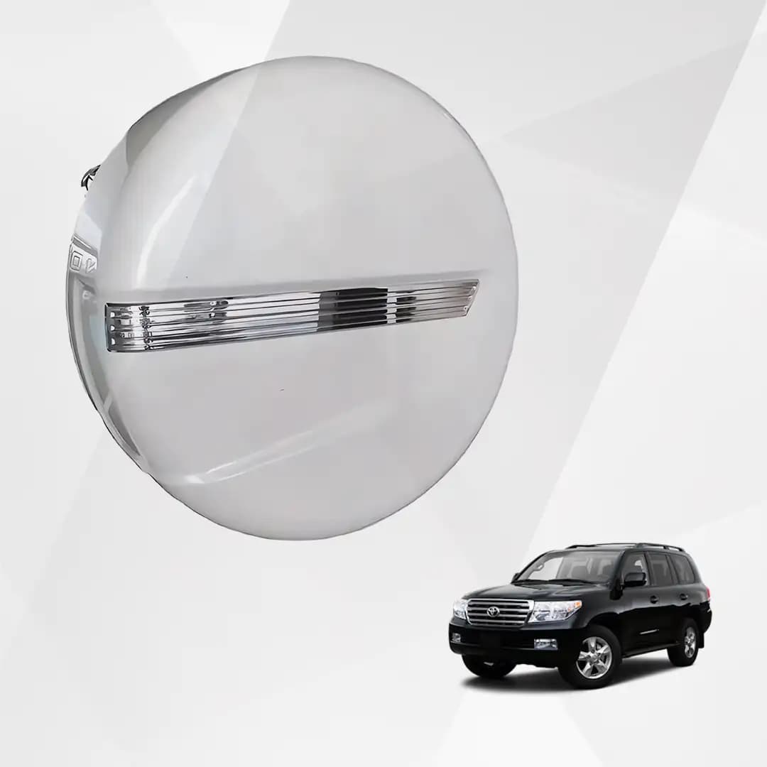 Toyota Land Cruiser LC200 Spare Wheel Cover ABS Stainless Steel 2008-2021
