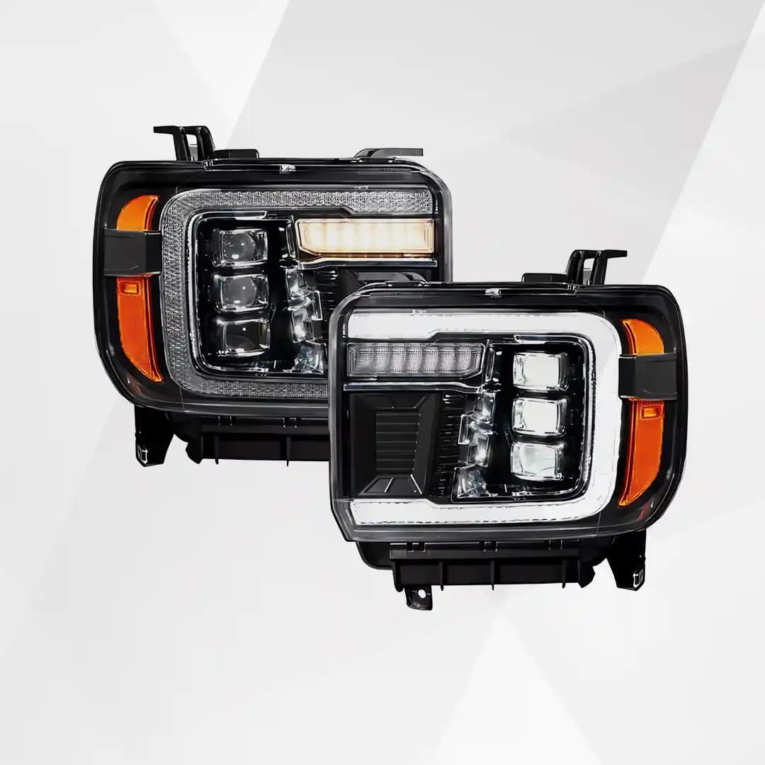 GMC Sierra 1500 LED Headlights by Form Lighting (2014–2018) – Projector Style