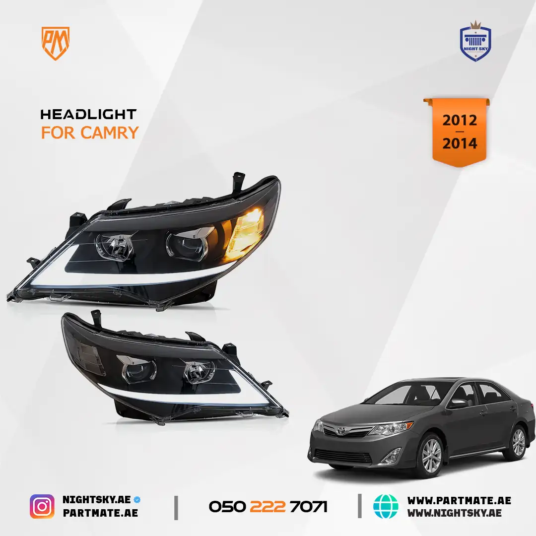 Toyota Camry 2012-2014 Vland Projector Headlights
