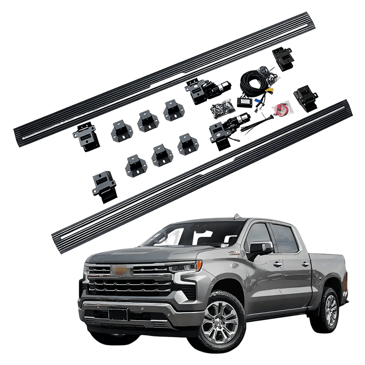 Chevrolet Silverado & GMC Sierra Electric Power Side Step Running Board 2019-2025