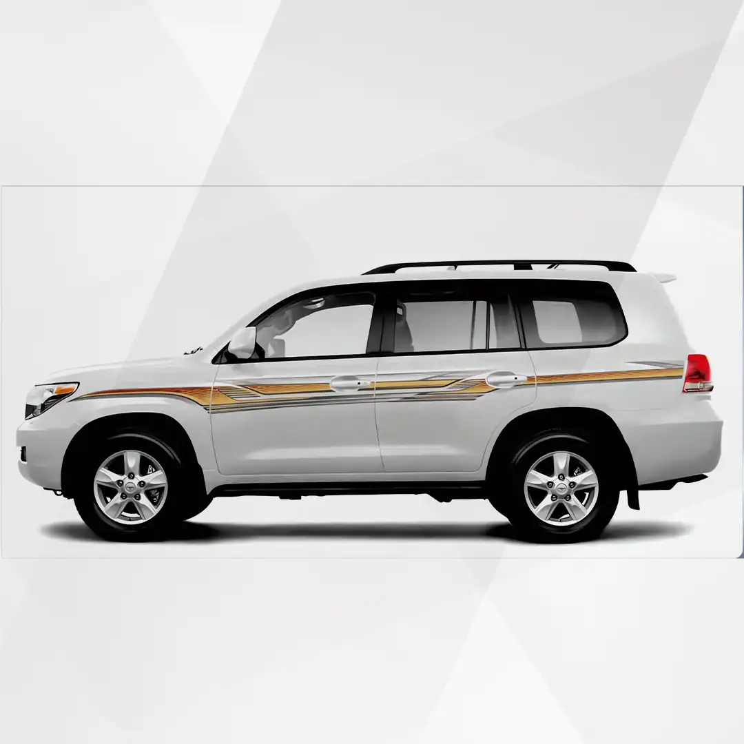 Toyota Land Cruiser 2008-2009 GXR Sticker Decal Set