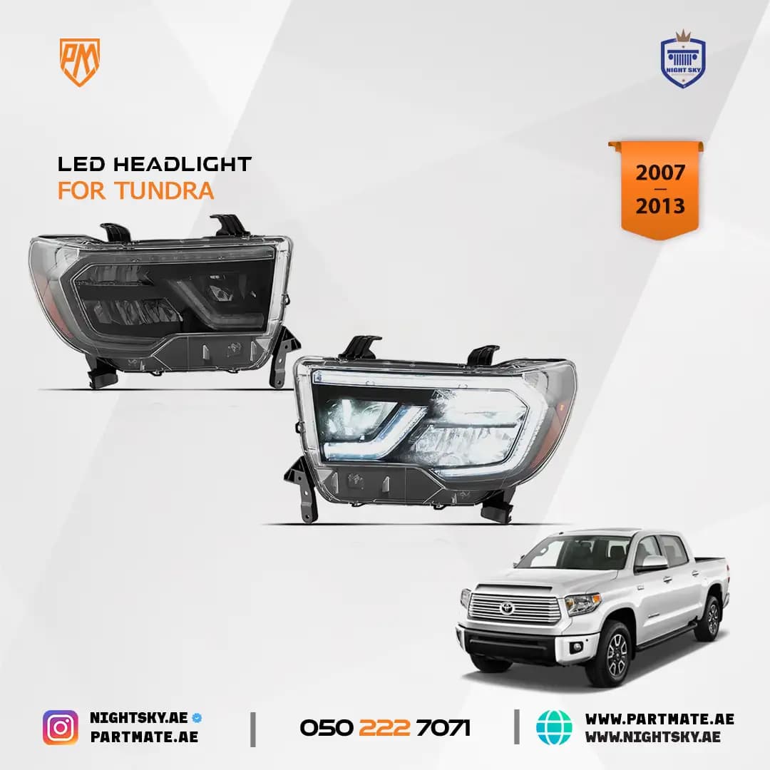 Toyota Tundra 2007-2013 Sequoia 2008-2021 Vland LED Headlights