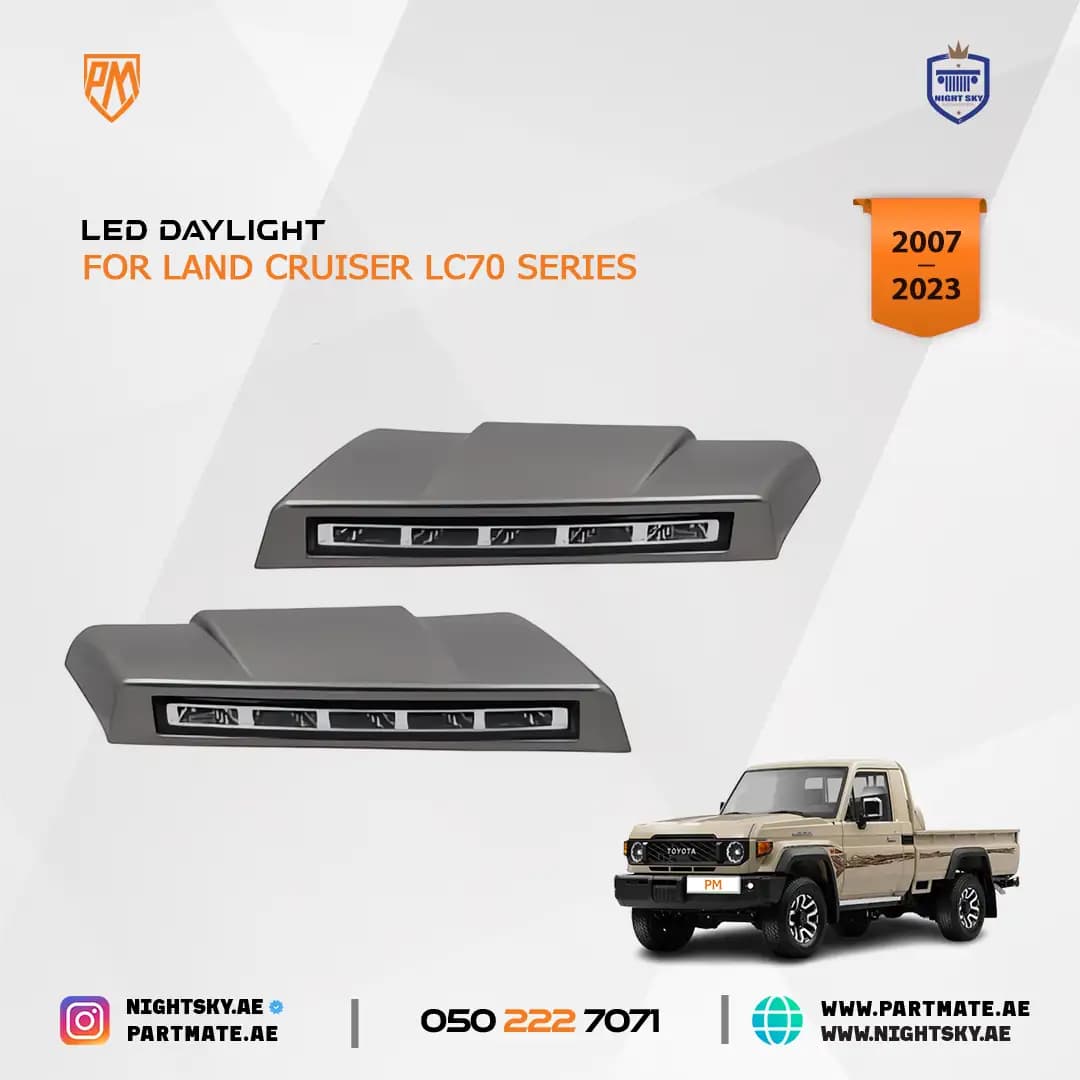 Toyota Land Cruiser Pickup LED Fog Light Set 2011-2016